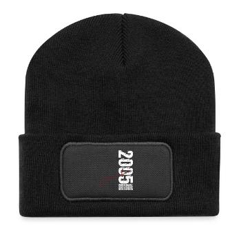 21. Geburtstag Geschenk November Original 2005 - Recycelte Patch Beanie - Schwarz - Vorne