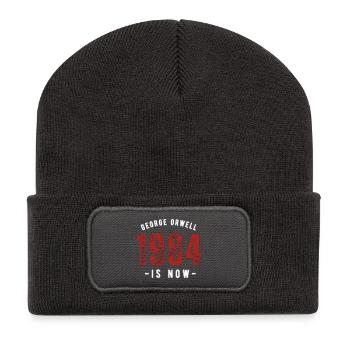 GEORGE ORWELL 1984 - Recycelte Patch Beanie - Dunkelgrau - Vorne