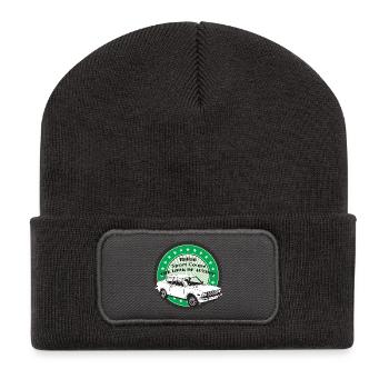 Italian Sport Coupe - Recycled Patch Beanie - dark grey - Front