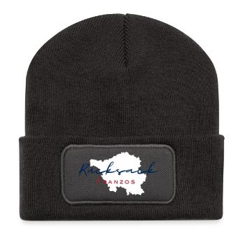 Rucksack Franzos - Recycelte Patch Beanie - Dunkelgrau - Vorne