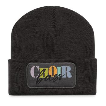 Choir - Bass Singer - Recycelte Patch Beanie - Dunkelgrau - Vorne