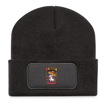 Fiesta Like There’s No Mañana! - Recycled Patch Beanie - dark grey - Front