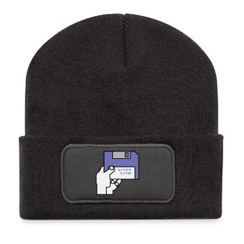 Work bench - Recycled Patch Beanie - dark grey - Front