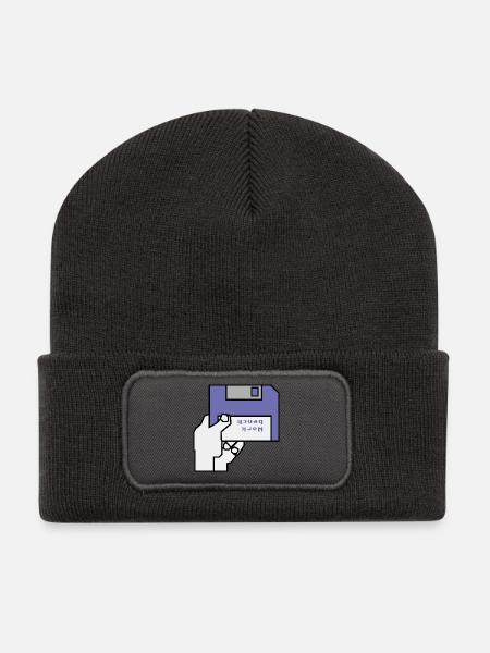 Work bench - Recycled Patch Beanie - dark grey