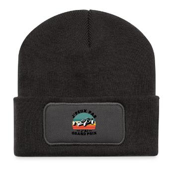 I can't I have great price - Recycled Patch Beanie - dark grey - Front