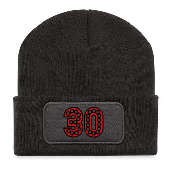 30. 30 YEARS. 30th ANNIVERSARY. 30 YEARS ANNIVERSARY. - Recycled Patch Beanie - dark grey - Front