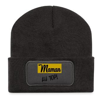 GRANNY. MOTHER'S DAY - Recycled Patch Beanie - dark grey - Front