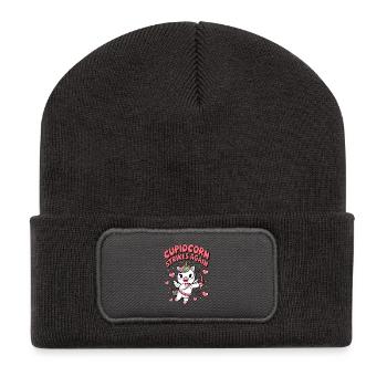 Cupidcorn Strikes Again - Recycled Patch Beanie - dark grey - Front