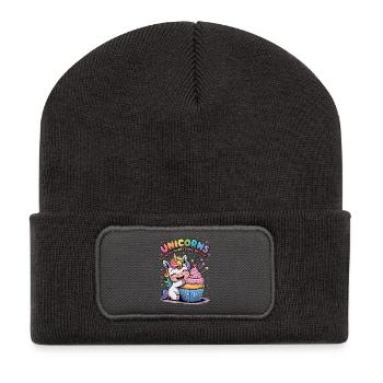 Unicorns Make Everything Better - Recycled Patch Beanie - dark grey - Front