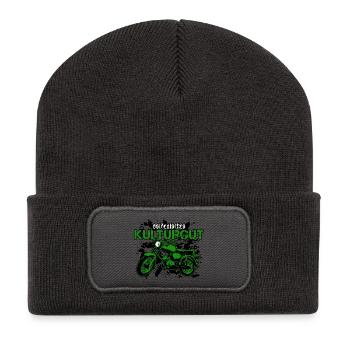 Ostdeutsches Kulturgut - Recycelte Patch Beanie - Dunkelgrau - Vorne