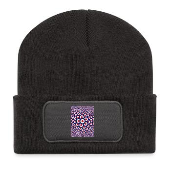 Mod Swarm - Recycelte Patch Beanie - Dunkelgrau - Vorne