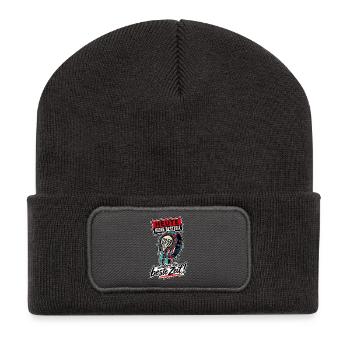 Heute keine Bestzeit, sondern die beste Zeit - Recycelte Patch Beanie - Dunkelgrau - Vorne