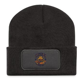 Plymouth Massachusetts 1620 Thanksgiving Heritage - Recycelte Patch Beanie - Dunkelgrau - Vorne