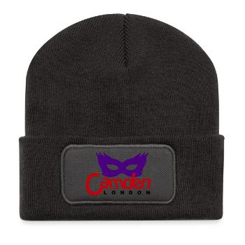 Maskerade Urban Camden - Recycelte Patch Beanie - Dunkelgrau - Vorne