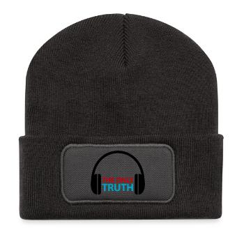 The Only Truth Bold Duo-Tone - Recycelte Patch Beanie - Dunkelgrau - Vorne