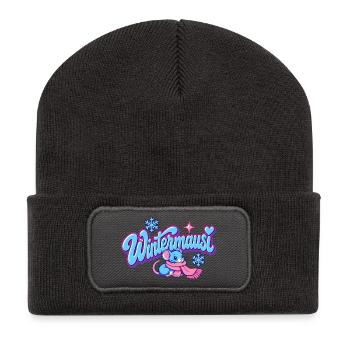 Wintermausi Y2K - Recycelte Patch Beanie - Dunkelgrau - Vorne
