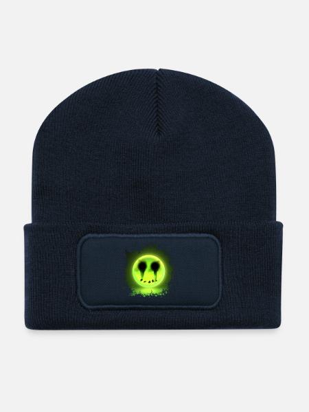 Glowmoji - Recycelte Patch Beanie - French Navy