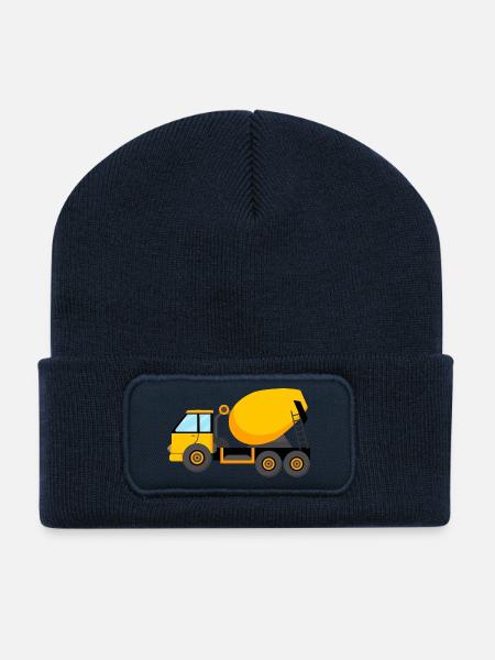Betonmischer - Recycelte Patch Beanie - French Navy