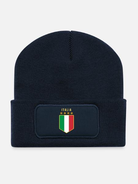 Italien Jersey FORZA AZZURI 2021 - Recycelte Patch Beanie - French Navy