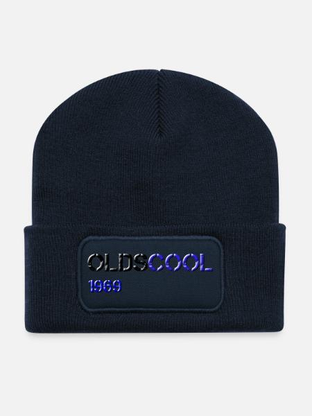 1969 olds cool - Recycelte Patch Beanie - French Navy