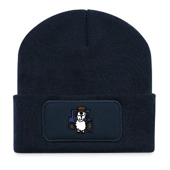 ScHoFeur - Recycelte Patch Beanie - French Navy - Vorne