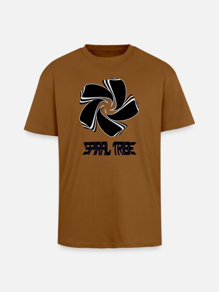 Spiral Tribe - Unisex Oversized Heavyweight T-shirt - toffee