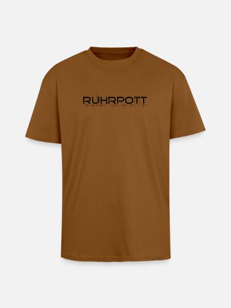 Ruhrpott - Oversized Heavyweight Unisex T-Shirt - Toffee