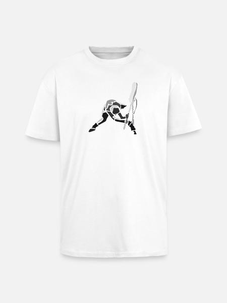 strummer-spread - T-shirt unisexe oversize épais - blanc