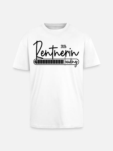Rentnerin 2026 Loading - Oversized Heavyweight Unisex T-Shirt - Weiß
