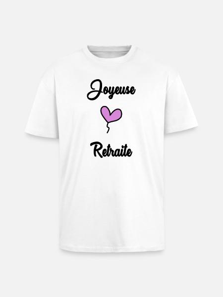 RETIREMENT. RETIREMENT. RETIRED. RETIREMENT - Unisex Oversized Heavyweight T-shirt - white