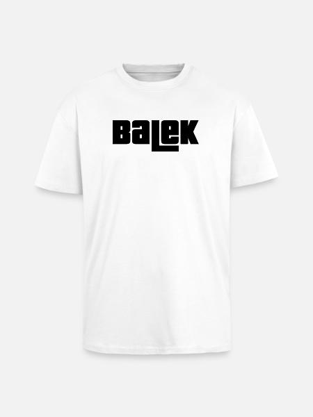 Balek - T-shirt unisexe oversize épais - blanc
