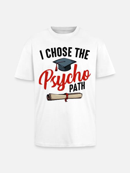 psychologue - T-shirt unisexe oversize épais - blanc