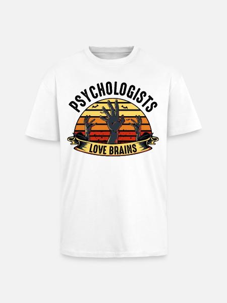 psychologist - Unisex Oversized Heavyweight T-shirt - white