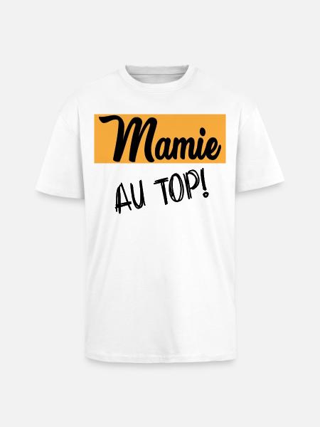 granny - Unisex Oversized Heavyweight T-shirt - white