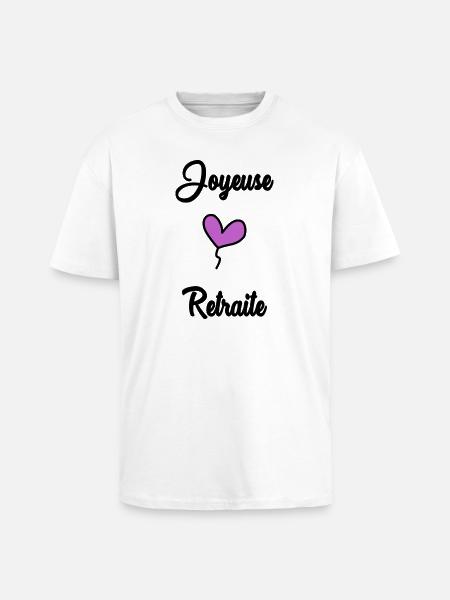 COLLEAGUE. START. RETIREMENT - Unisex Oversized Heavyweight T-shirt - white