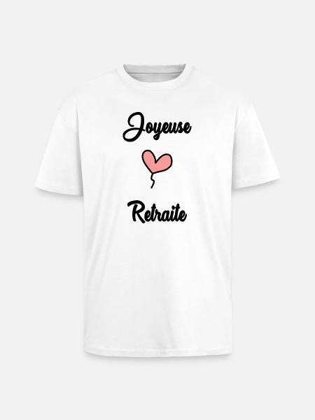 RETIREMENT. RETIREMENT. RETIRED - Unisex Oversized Heavyweight T-shirt - white