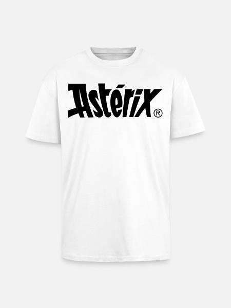 Asterix & Obelix - Asterix Logo - Oversized Heavyweight Unisex T-Shirt - Weiß