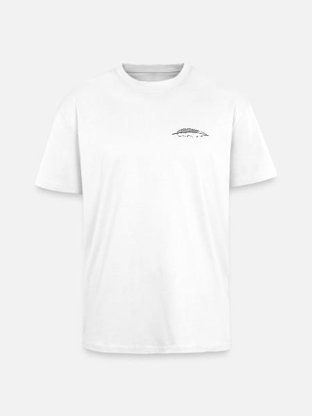 feather - Unisex Oversized Heavyweight T-shirt - white