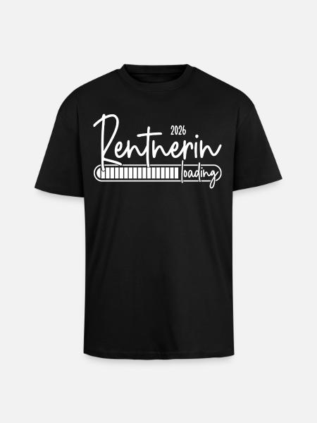 Rentnerin 2026 Loading - Oversized Heavyweight Unisex T-Shirt - Schwarz
