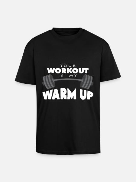 dumbbell - Unisex Oversized Heavyweight T-shirt - black