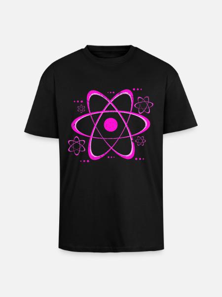 Physiker - Oversized Heavyweight Unisex T-Shirt - Schwarz