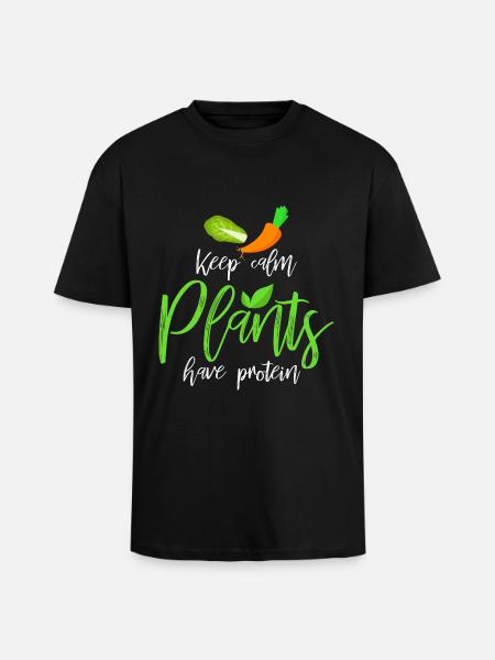 Vegan - Unisex Oversized Heavyweight T-shirt - black