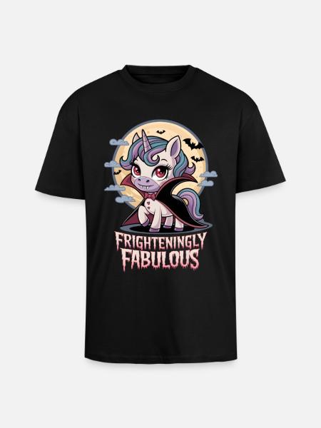 Beängstigend fabelhaft - Oversized Heavyweight Unisex T-Shirt - Schwarz