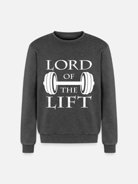 dumbbell - Relaxed Unisex Premium Acid Washed Sweatshirt - acid washed black