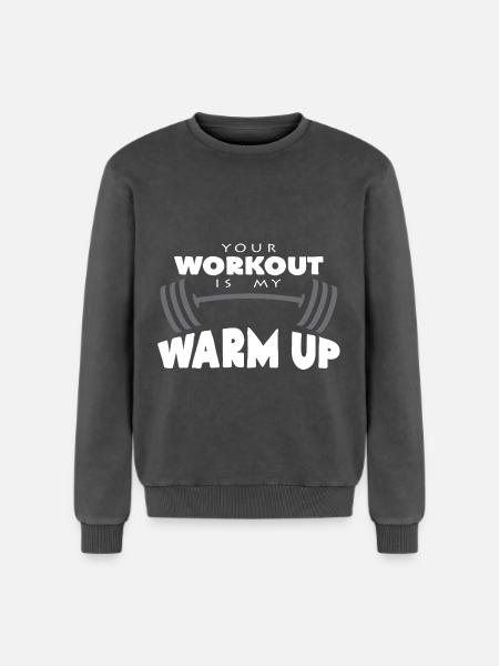 dumbbell - Relaxed Unisex Premium Acid Washed Sweatshirt - acid washed black