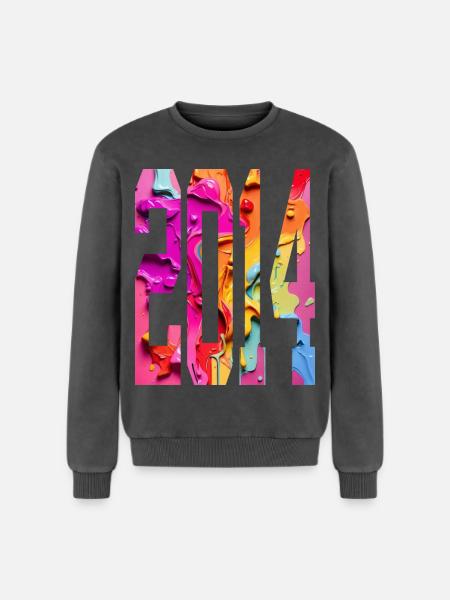 BUNT 12TH BIRTHDAY 2014 - Relaxed Unisex Premium Acid Washed Sweatshirt - acid washed black