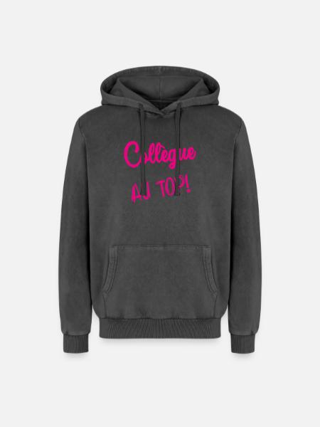 RETIREMENT. RETIREMENT. RETIRED. RETIREMENT - Relaxed Unisex Premium Acid Washed Hoodie - acid washed black