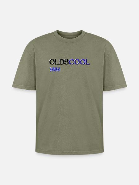 1969 olds cool - T-shirt Premium unisexe oversize acid-washed - vert délavé acide