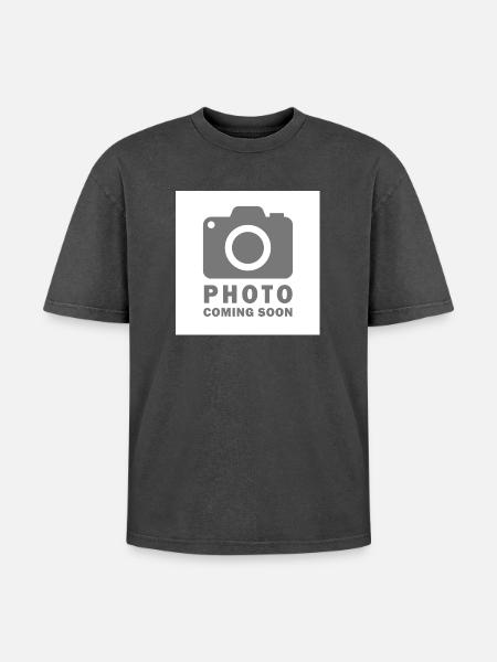 photo coming soon - Oversized Unisex Premium Acid-Washed T-Shirt - acid washed black