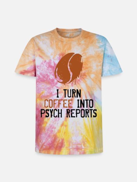psychologist - Unisex Premium Tie-Dye T-Shirt - Rainbow Spiral